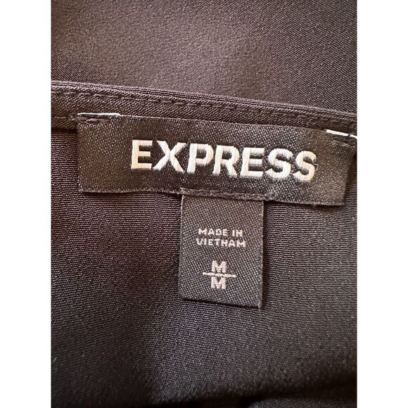 Y2K Express Black Halter Top with Rhinestones Size Medium - Picture 5 of 5